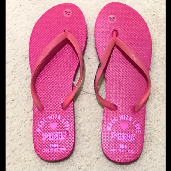 🆕🔥RARE/HTF PINK BY VS VERY CUTE MADE W/LOVE-PINK 1986 DOG LOGO ON EACH STRAP - Picture 3 of 8